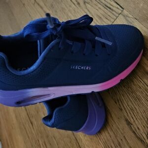 Skechers Navy and Purple Sneakers